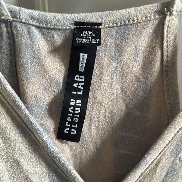 Design Lab suede tank top brand new - Picture 3 of 5